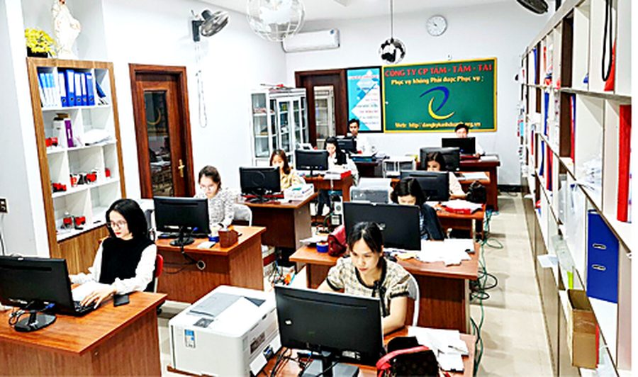 Bên trong văn phòng Tâm - Tầm - Tài